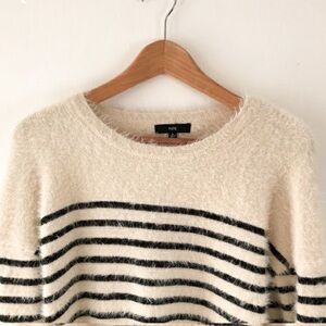 NWOT VICI FATE Fuzzy Striped Sweater ~ Small